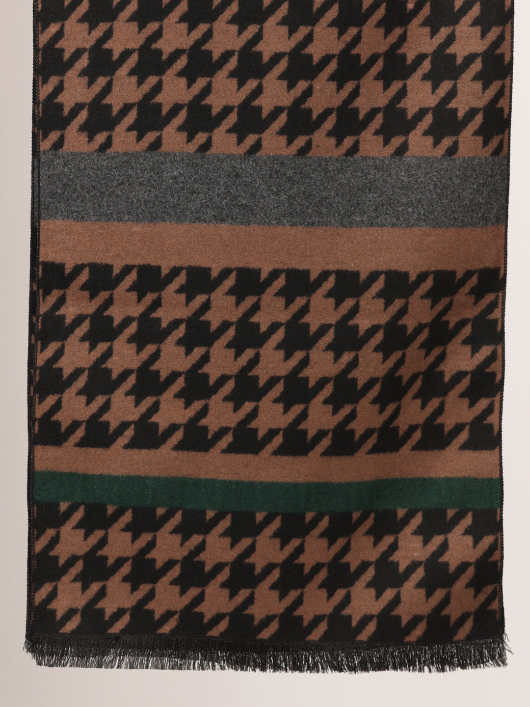 Calvadoss Men's Patterned Scarf Multi Color