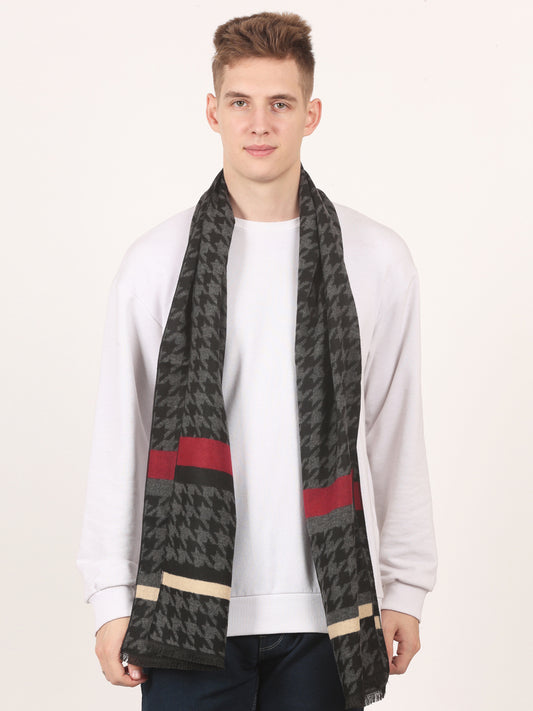 Calvadoss Men’s Elite Multicolor Pattern Scarf