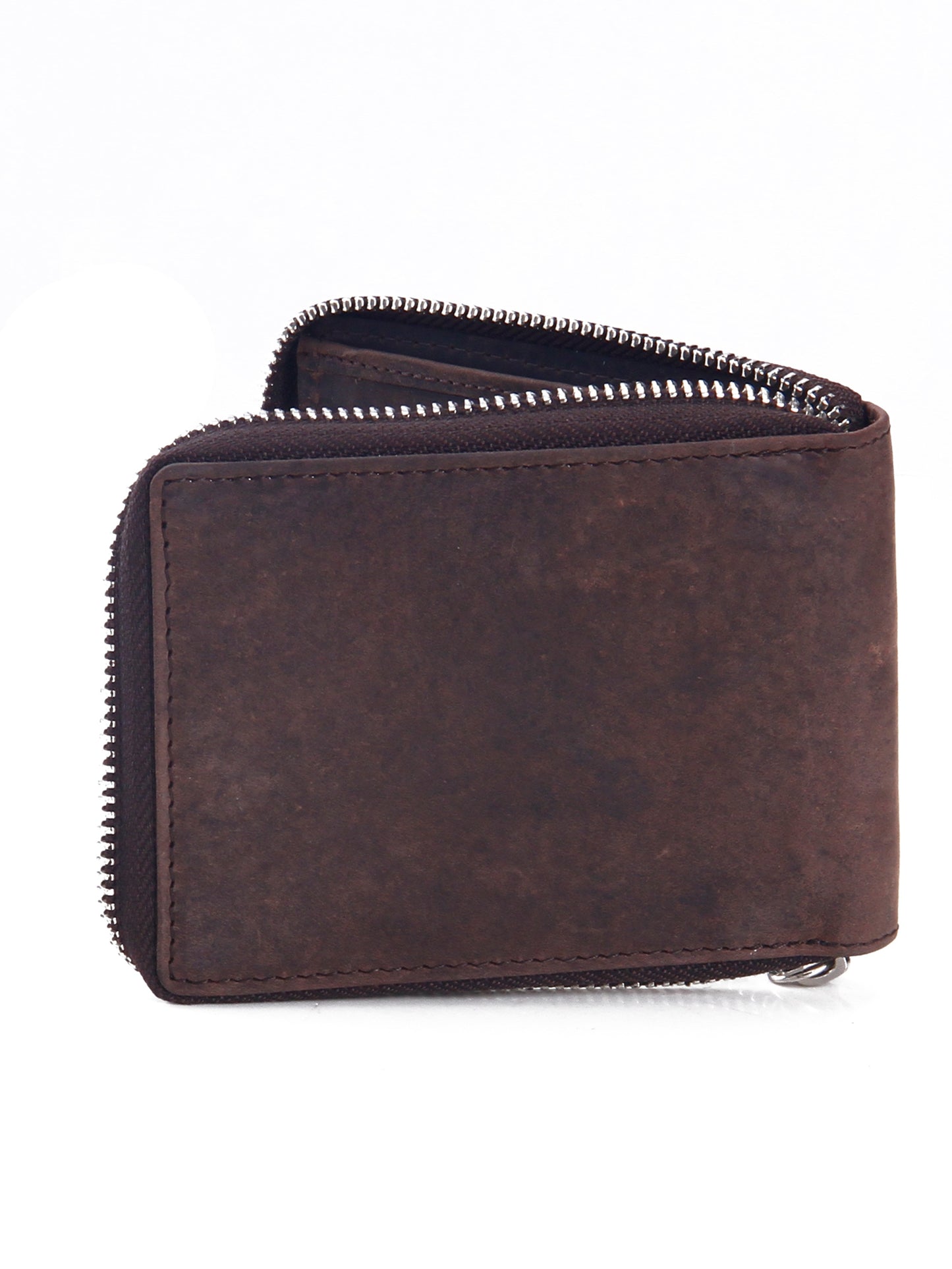 Premium Genuine Zip Around Textured Wallet