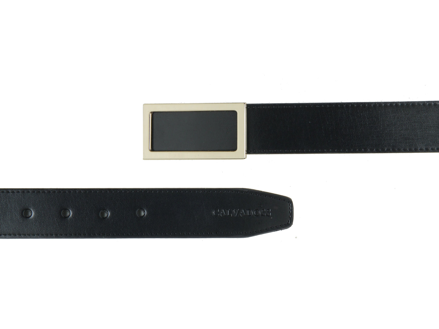 Men Black Textured Casual PU Belt, With a Slider Buckle Closure