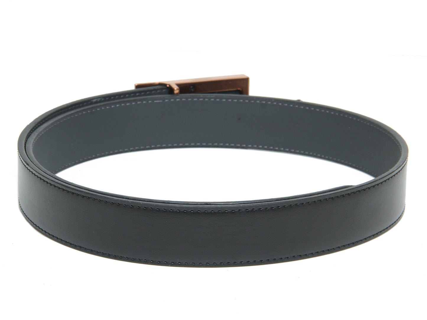 Black Solid PU Belt