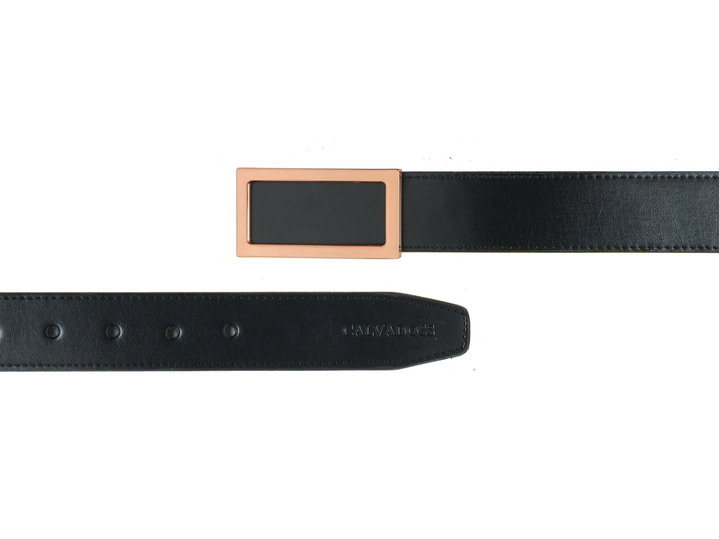 Black Solid PU Belt
