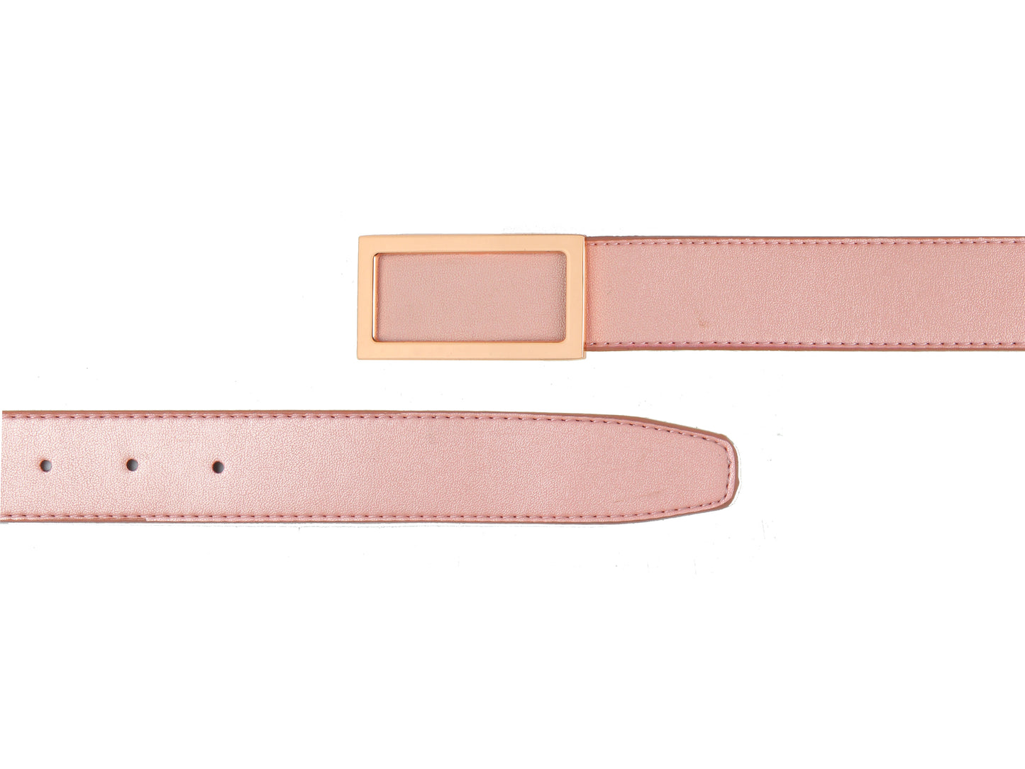 Pink solid PU Belt