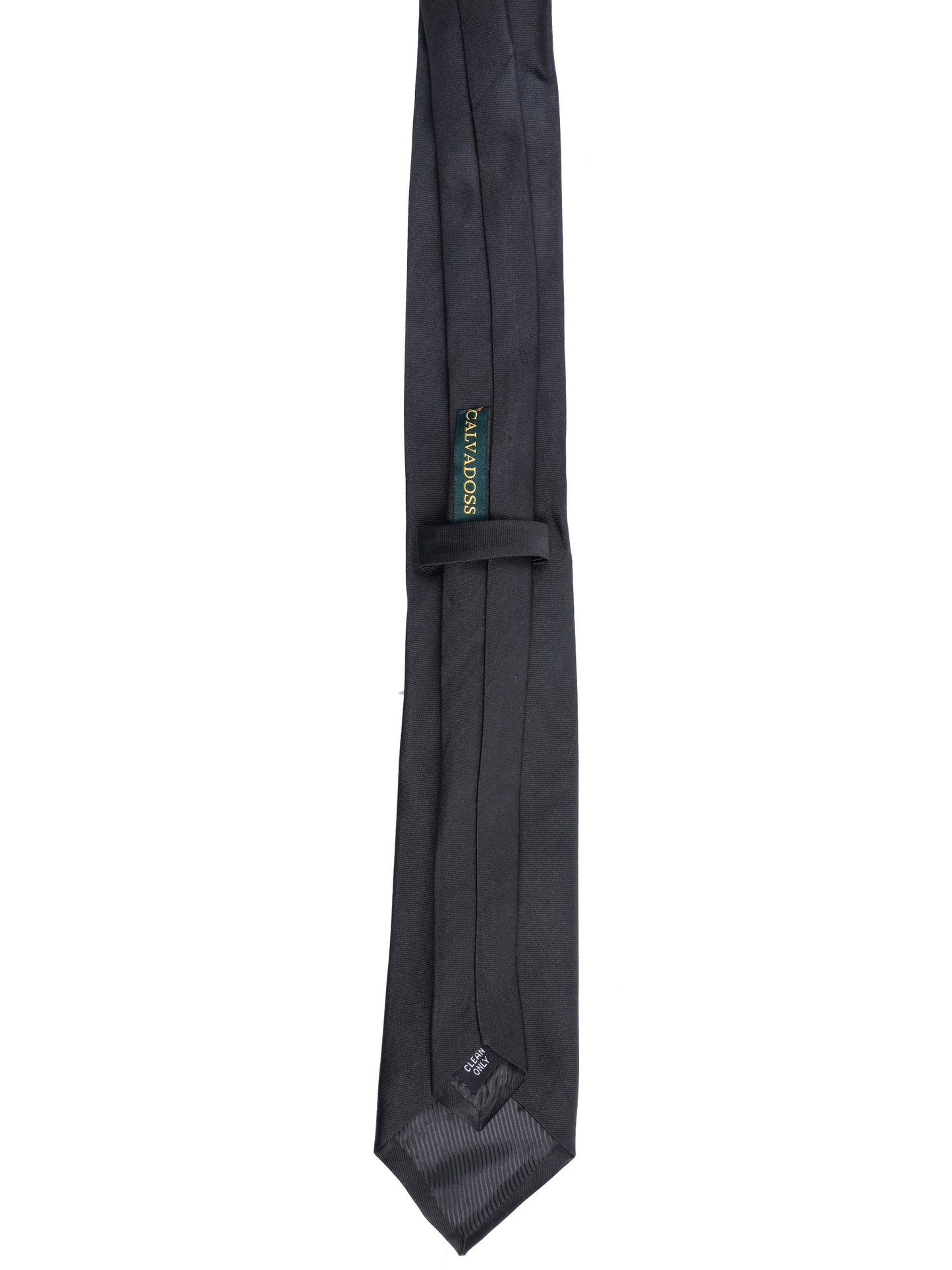Men Black Solid Broad Tie