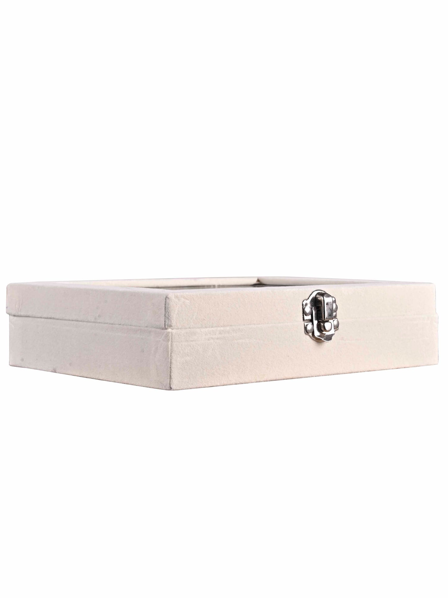 Beige Portable Jewellery Organizer Box