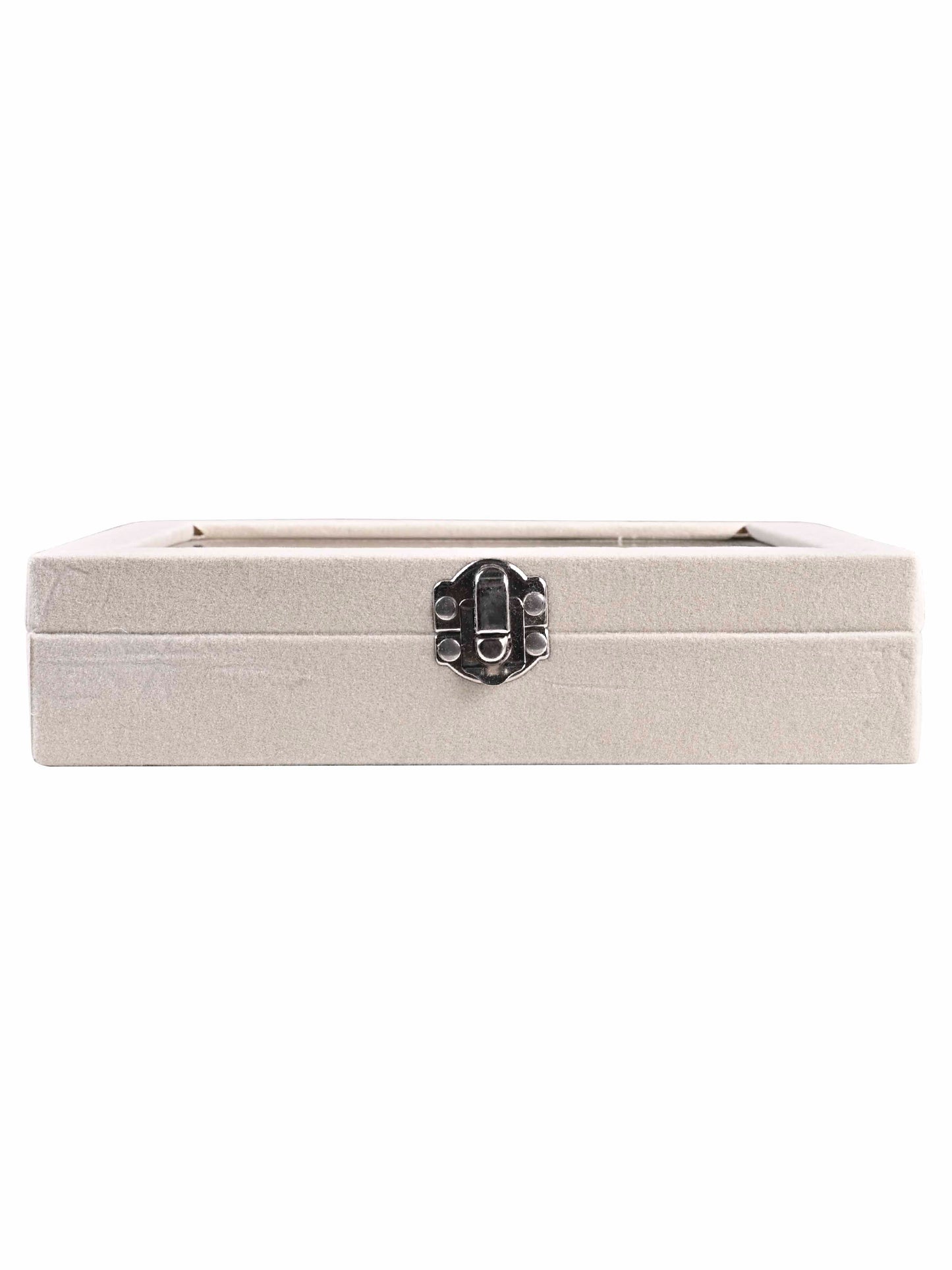 Beige Portable Jewellery Organizer Box