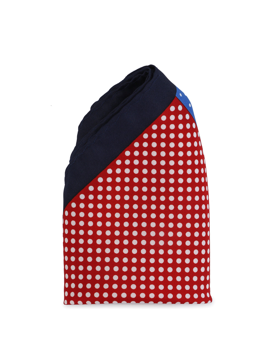 Calvadoss Men’s Multicolor Paisley & Polka Patch Pocket Square